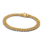 Pave Cuban Bracelet | White Gold