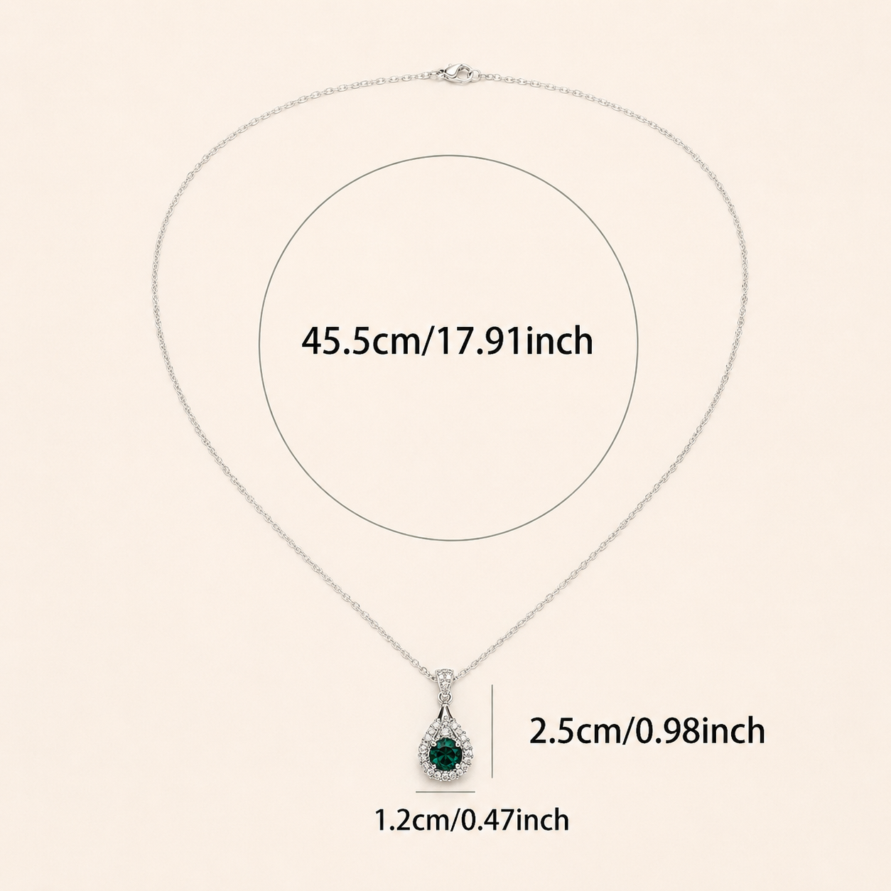 Alindra Voselle Necklace | White Gold