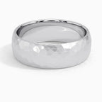 Elric Textured Core Ring | White Gold