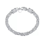 Maximus Royal Weave Bracelet | White Gold