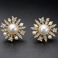 Vintage Starlight Pearl Earrings