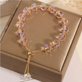 Elegant Pink Crystal Bracelet